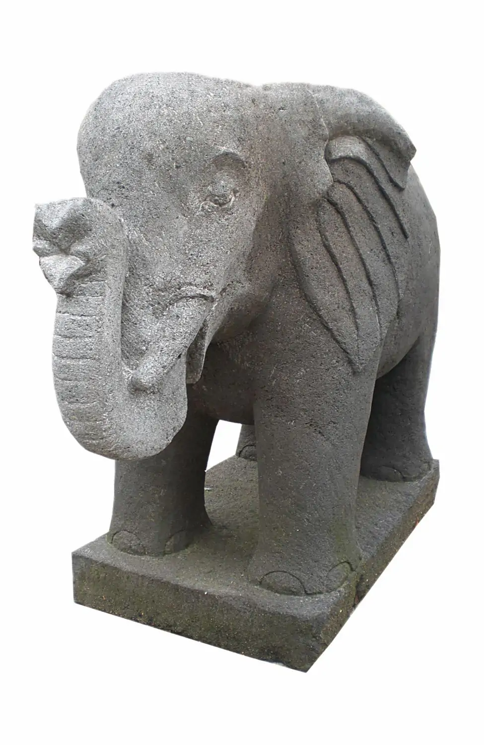  Product image 1 of the product “Elephant, stone of lava (grey), in the sizes from 40 to 100cm, Natural finish ”